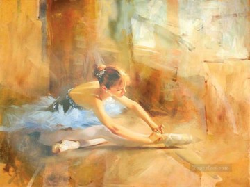 Dancing Ballet Painting - Ballet dancer Tom Benkendorff